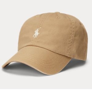 Polo Ralph Lauren Cotton Chino Ball Cap Cafe Tan